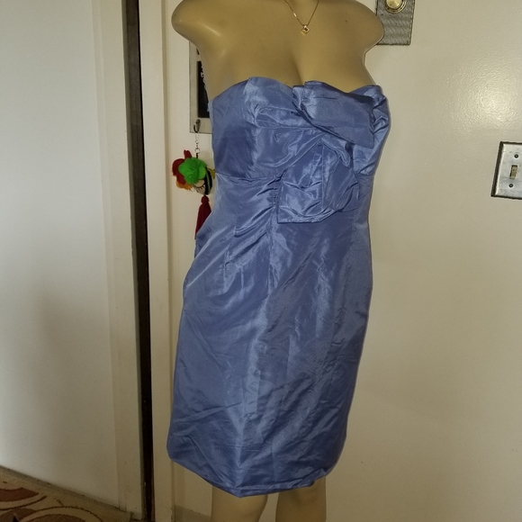 New J. Crew  blue special occasion organza dress 6 - Picture 4 of 13